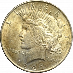 USA, 1 peace dollar 1922