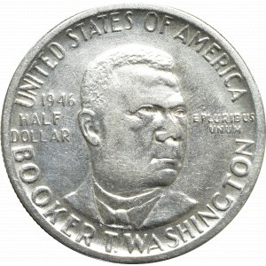 USA, Half dollar 1946 D Booker T. Washington