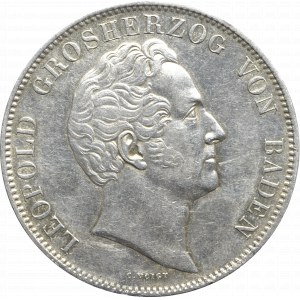 Germany, Baden, 2 tthaler=3-1/2 gulden 1838
