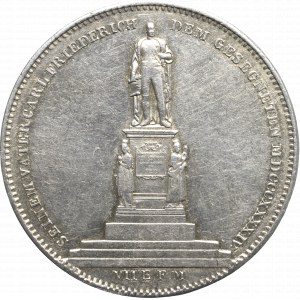 Niemcy, Badenia, 2 talary=3-1/2 guldena 1838