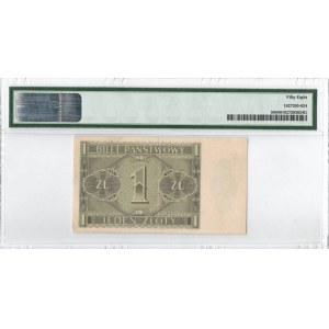 II RP, 1 złoty 1938 IH - PMG 58