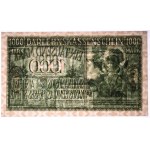 Kowno, 1000 marek 1918 - 6 cyfrowa numeracja - PMG 66EPQ