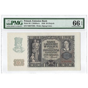 GG, 20 złotych 1940 N - PMG 66EPQ