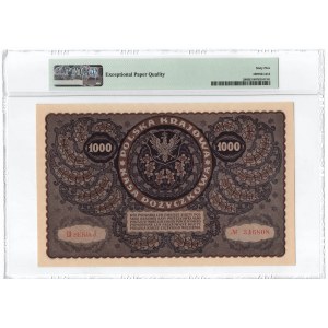 II RP, 1000 marek polskich 1919 III SERJA J - PMG 65EPQ