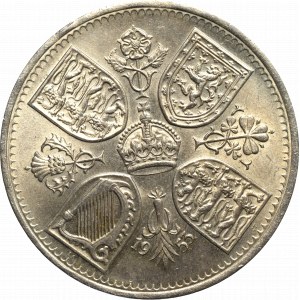 Wielka Brytania, 5 szylingów 1953 - koronacja Elżbiety