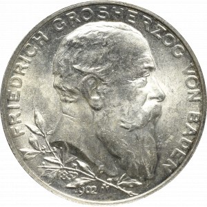 Germany, Badenia, 2 mark 1902