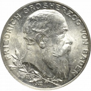 Niemcy, Badenia, 2 marki 1902