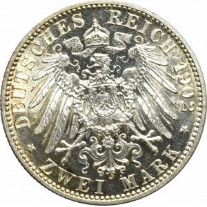 Germany, Badenia, 2 mark 1902