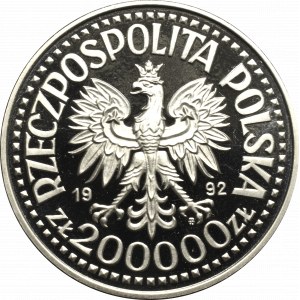 III Republic of Poland, 200.000 zloty 1992 - Specimen Ni