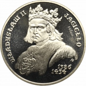 PRL, 5.000 złotych 1989 Jagiełło - popiersie Próba Ni