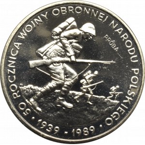 PRL, 500 złotych 1989 Wojna Obronna - Próba Ni