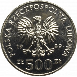 PRL, 500 złotych 1989 Wojna Obronna - Próba Ni