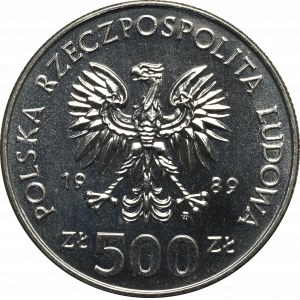 PRL, 500 złotych 1989 Jagiełło - Próba Ni