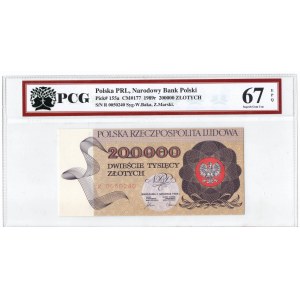 PRL, 200.000 złotych 1989 R - PCG 67EPQ