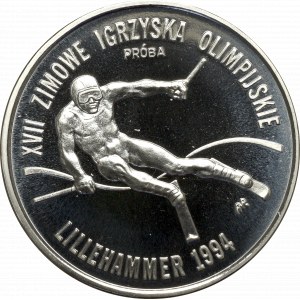 III RP, 20.000 złotych 1993 Lillehammer - Próba Ni