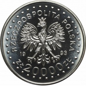 III Republic of Poland, 20.000 zloty 1993 Lillehammer - Specimen Ni
