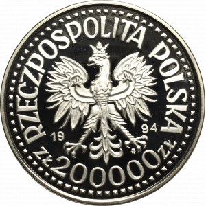 III RP, 200 000 zł, Monte Cassino - Specimen Ni