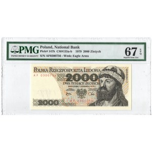 PRL, 2000 złotych 1979 AF - PMG 67EPQ