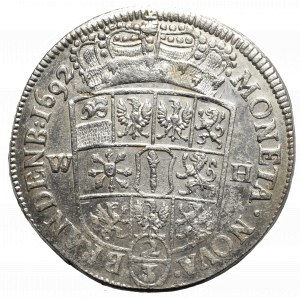 Germany, Brandenburg-Prussia, Friedrich III, 2/3 Thaler 1692