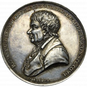 Polska, Medal na pamiątkę Józefa Ossolińskiego - fundatora Biblioteki we Lwowie