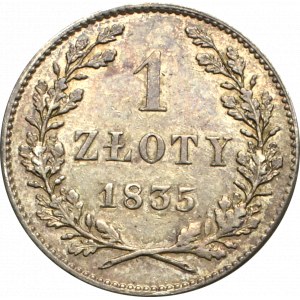 Free City of Cracow, 1 zloty 1835
