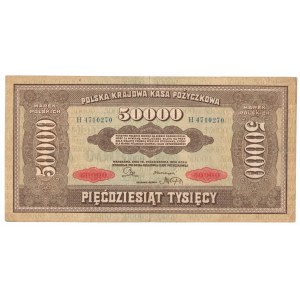 II RP, 50.000 marek polskich 1922 H