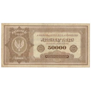 II RP, 50.000 marek polskich 1922 T