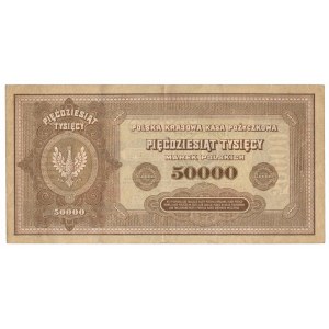 II RP, 50.000 marek polskich 1922 G