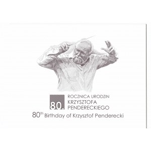 PWPW, 80. rocznica urodzin Krzysztofa Pendereckiego
