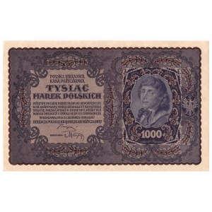II RP, 1000 marek polskich 1919 I SERJA DF