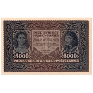 II RP, 5000 marek polskich 1920 III SERJA D