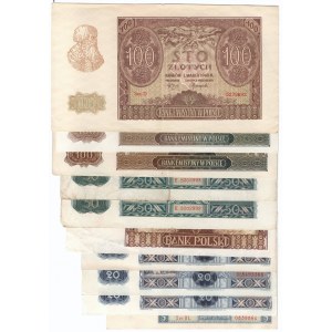 II RP/GG, Zestaw banknotów (10 egzemplarzy)