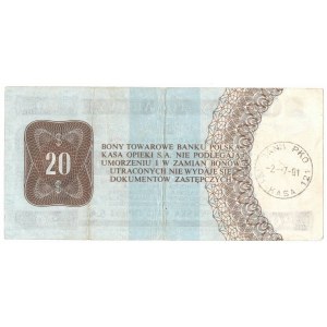 Pewex, 20 dolarów 1979 HH