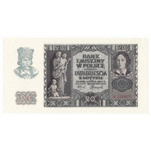 GG, 20 złotych 1940 i 50 złotych 1941