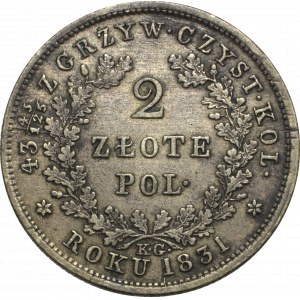 November Uprising, 2 zloty 1831