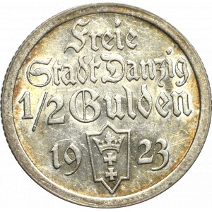 Free City of Danzig, 1/2 gulden 1923