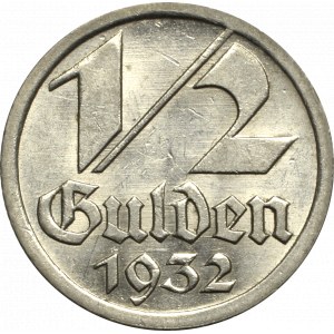 Free city of Danzig, 1/2 gulden 1932