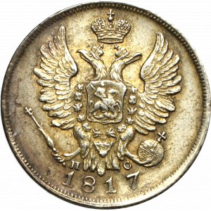 Rosja, Aleksander I, 20 kopiejek 1817 ПС