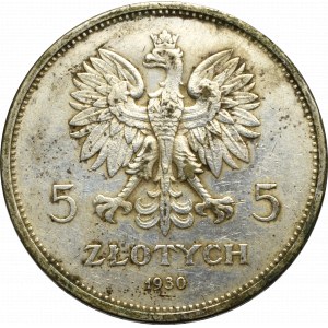 II Republic of Poland, 5 zloty 1930 November uprising