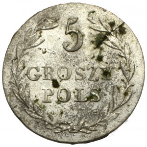 Kingdom of Poland, Nicholas I, 5 groschen 1828 FH