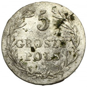 Królestwo Polskie, Mikołaj I, 5 groszy 1828 FH