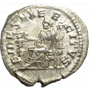 Cesarstwo Rzymskie, Elagabal, Denar - Fides Exercitus