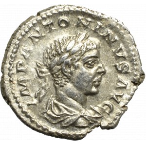 Cesarstwo Rzymskie, Elagabal, Denar - Fides Militum