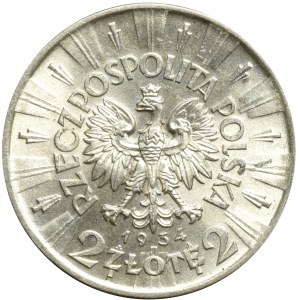 II Republic of Poland, 2 zlote 1934 Pilsudski