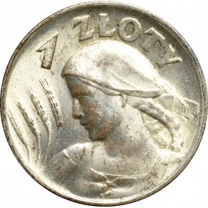 II RP, 1 złoty 1925 (z kropką), Lodnyn Kobieta i kłosy - piękna !
