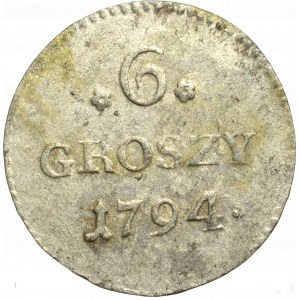 Stanislaus Augustus, 6 groschen 1794