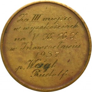 II RP, Medal angrodowy po pilocie Rudolfie Weiglu