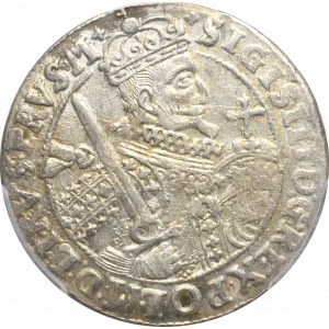 Zygmunt III Waza, Ort 1622, Bydgoszcz - ex Pączkowski PRVS M PCGS AU55