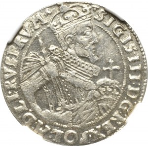 Sigismund III, 18 groschen 1624, Bromberg - NGC AU58