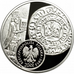 III RP, 20 złotych 2015 - Grosz Kazimierza Wielkiego